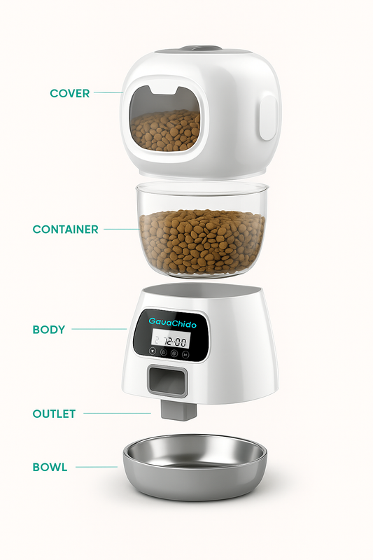 🚀 “GuauChido 3.5L: ¡Dispensador Inteligente que Encanta a tu Mascota!” 🚀